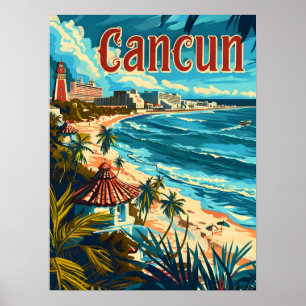 Poster Plage de Cancun