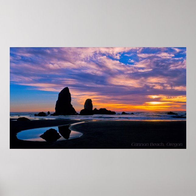 Poster plage de canon (Devant)