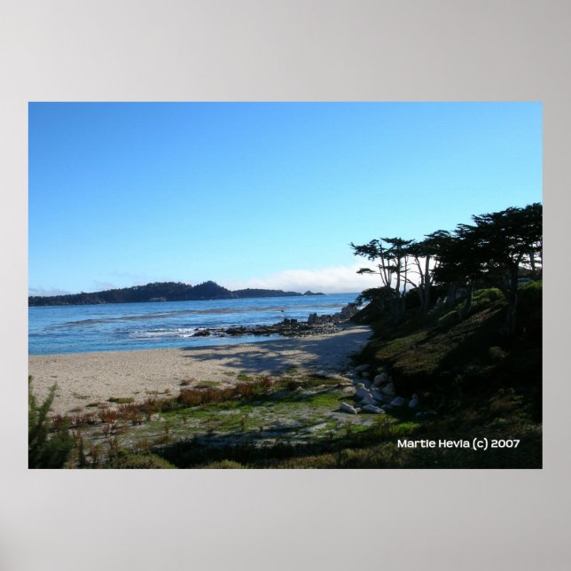 Poster Plage de Carmel River (Devant)