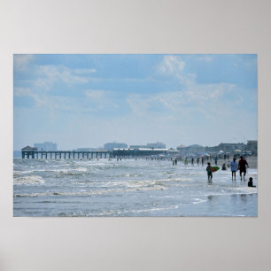 Poster Plage de Cocoa, Floride