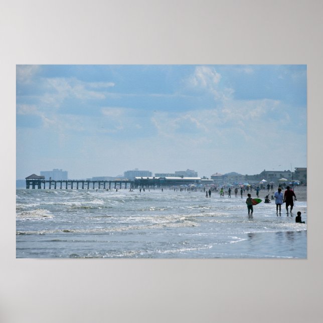 Poster Plage de Cocoa, Floride (Devant)