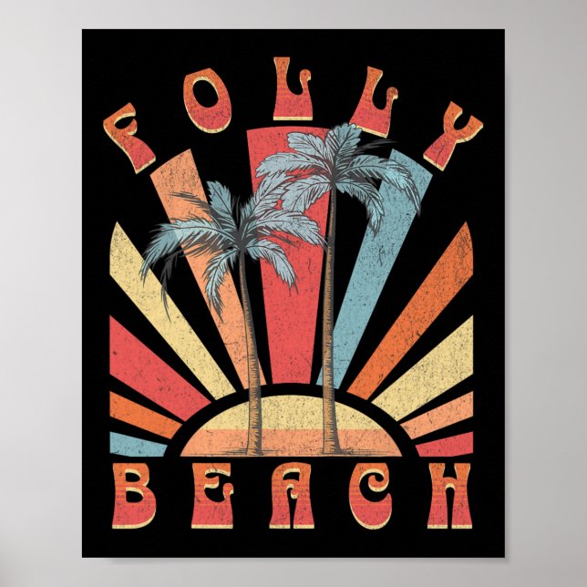 Poster Plage de Folly (Devant)