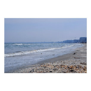 Poster Plage de Mamaia - mer Noire – Constanta Roumanie