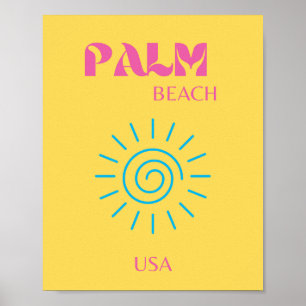 POSTER PLAGE DE PALM
