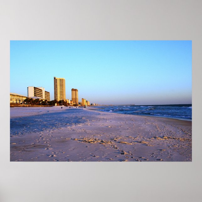 Poster Plage de Panama City (Devant)