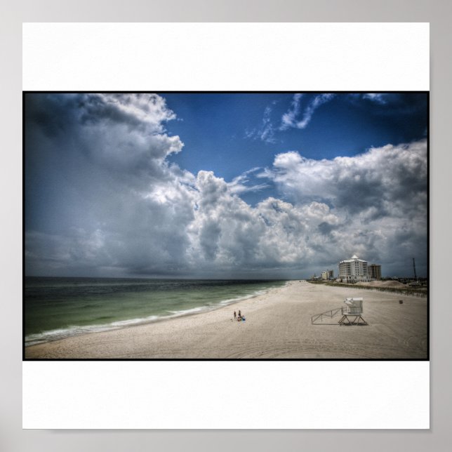 Poster Plage de Pensacola (Devant)