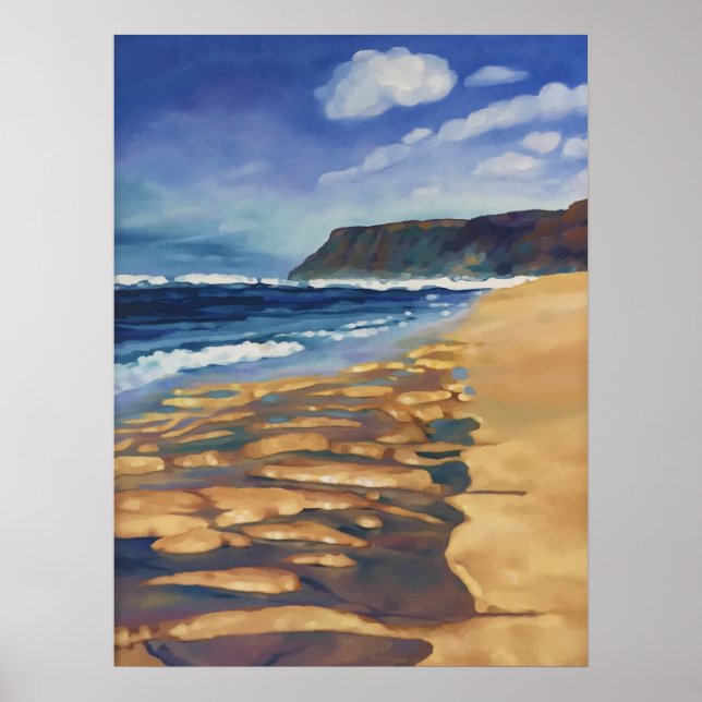 Poster Plage de Polihale (Devant)