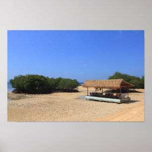 Poster Plage de sable tropicale