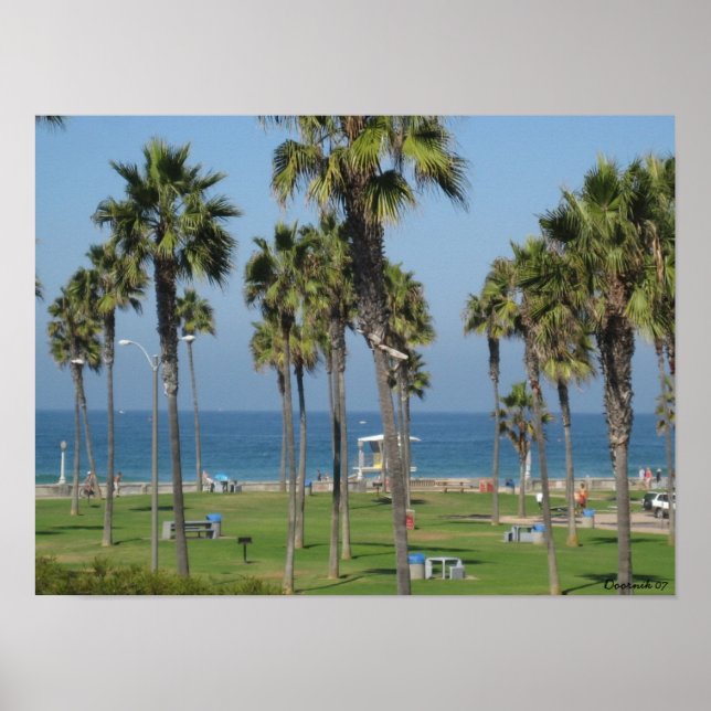 Poster Plage de San Diego (Devant)