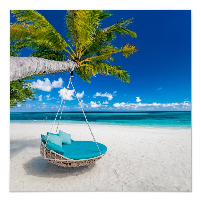 Poster Plage d'été (Devant)