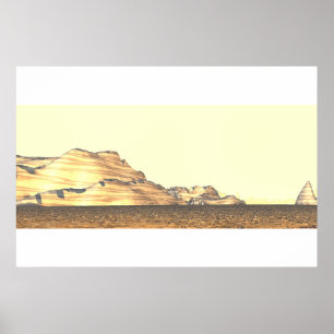 Poster Plage distante