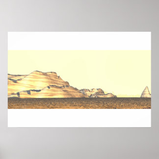 Poster Plage distante