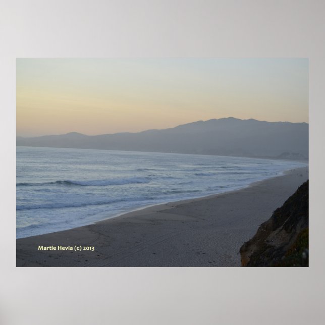 Poster Plage Dusky (Devant)