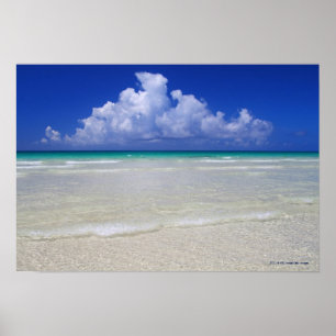 Poster Plage lumineuse