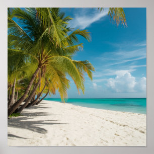 Poster Plage Paradis Tropical
