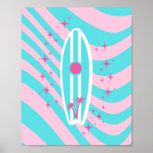 Poster Plage, Plage Art, Vibes tropicales, Preppy