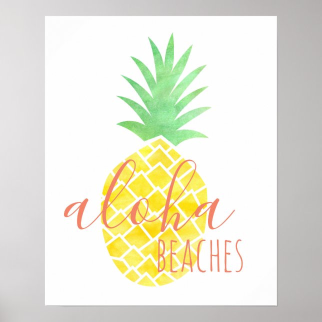 Poster Plages de l'Aloha Aigle d'Aigle (Devant)