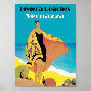 Poster Plages de Riviera ~ Vernazza
