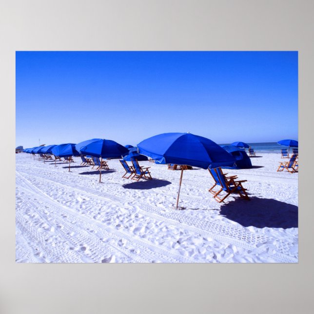Poster Plages tropicales | Clearwater, Floride (Devant)