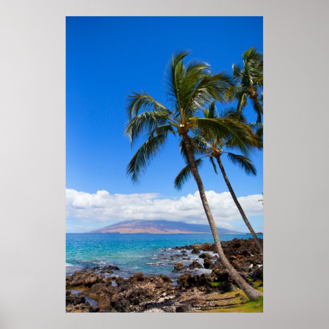 Poster Plages tropicales | Maui Hawaii (Devant)