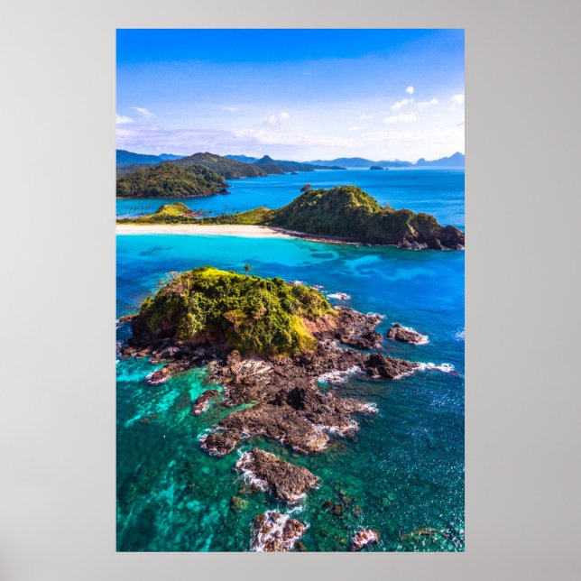 Poster Plages tropicales | Phillipines El Nido (Devant)