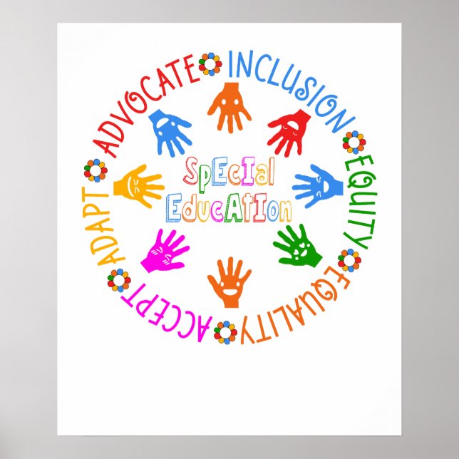 Poster plaider pour l'inclusion (Devant)