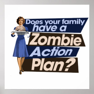 Poster Plan d'action Zombie