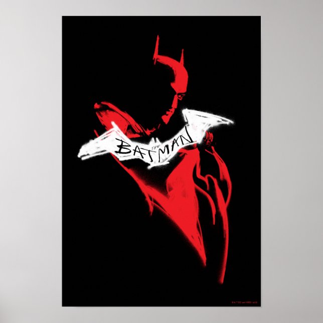 Poster Plan de Batman Spraypaint (Devant)