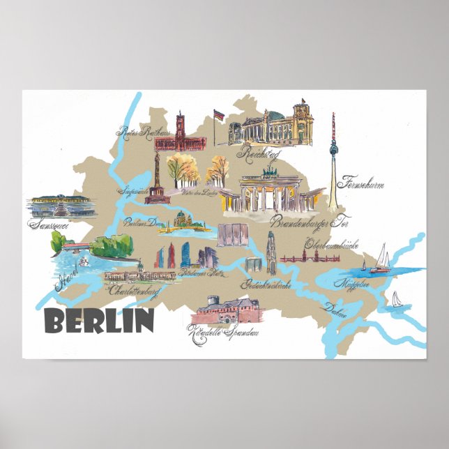 Poster Plan de Berlin (Devant)