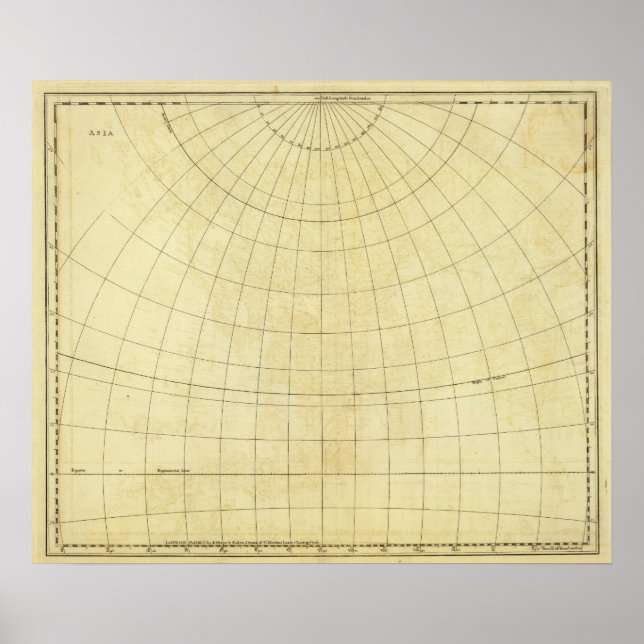 Poster Plan de l'Asie (Devant)