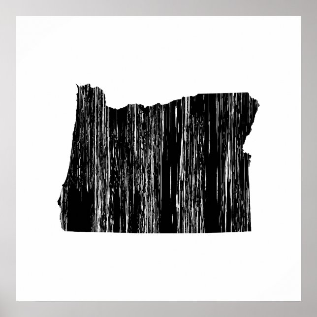 Poster Plan de l'État de l'Oregon en détresse (Devant)