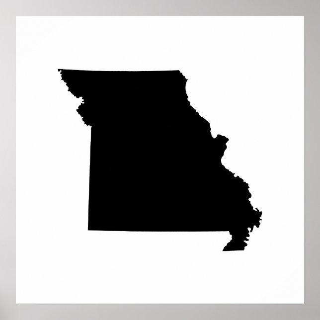 Poster Plan de l'État du Missouri (Devant)