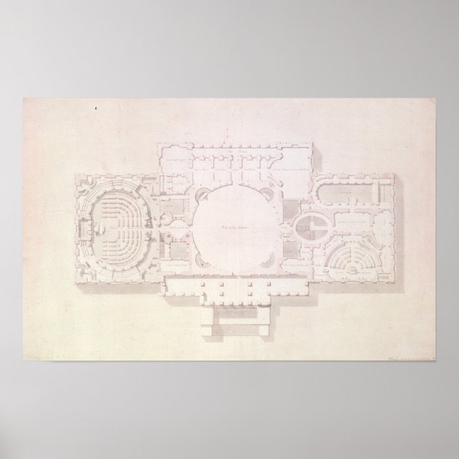 Poster Plan de l'histoire principale du Capitole, (Devant)