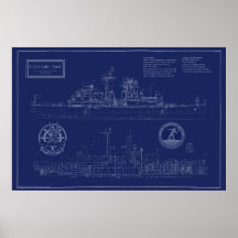 Plan de l'USS Little Rock