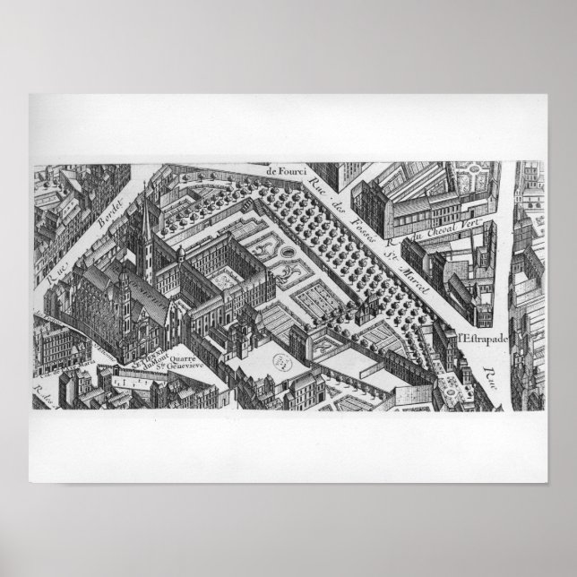 Poster Plan de Paris (Devant)