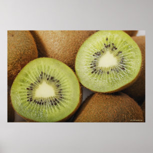 Poster Plan rapproché des kiwis