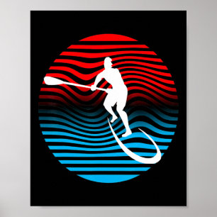 Poster Planche de surf Sup Stand Up Paddle Planche de sur