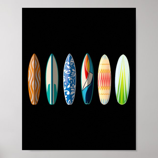 Poster Planche de surf Surfing (Devant)