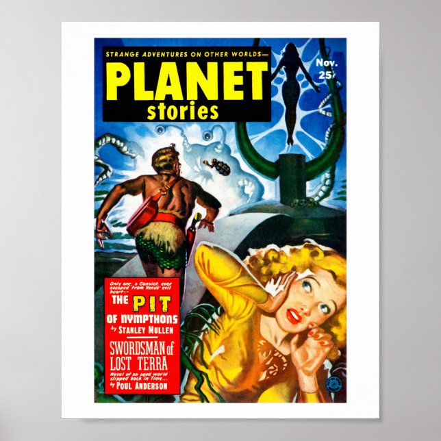Poster Planet Stories (nov. 1951) (Devant)
