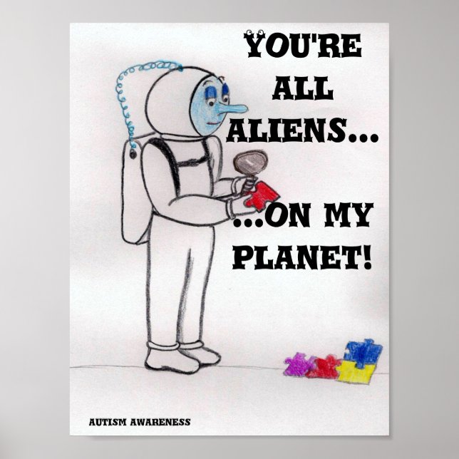 Poster Planète Alien (Devant)