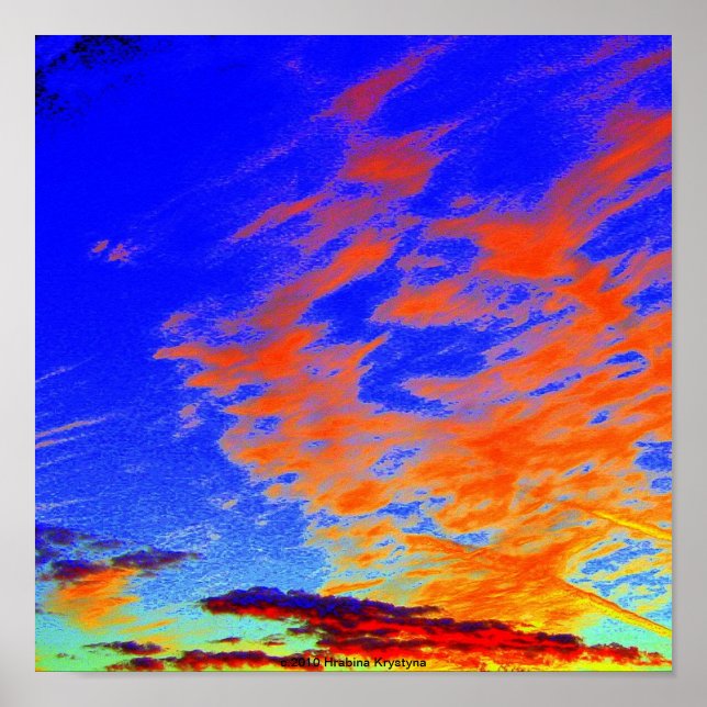 POSTER PLANÈTE ROUGE EN COLÈRE (Devant)