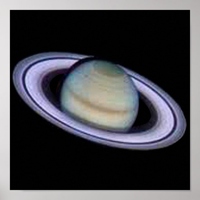 Poster Planète Saturne (Devant)