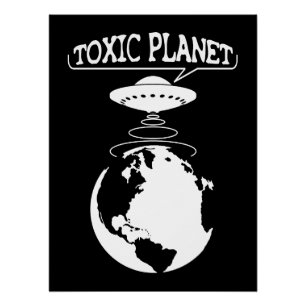 Poster Planète toxique Protection de l'environnement