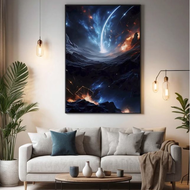 Poster Planètes d'imagination (Créateur téléchargé)