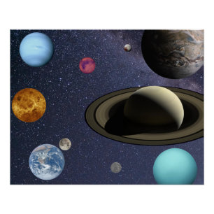 Poster Planètes du système solaire