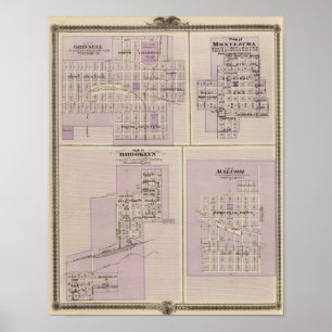 Poster Plans de Brooklyn, Grinnell