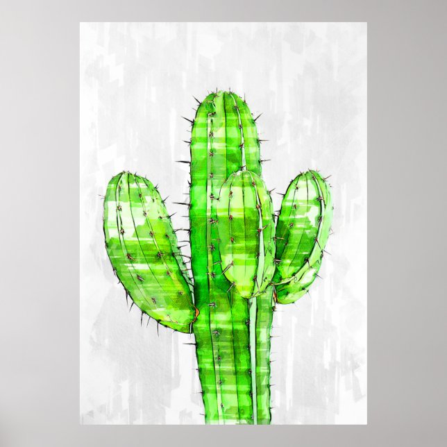 Poster Plante Big Cactus (Devant)