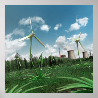 Poster Plante d'énergie 2 Canvas