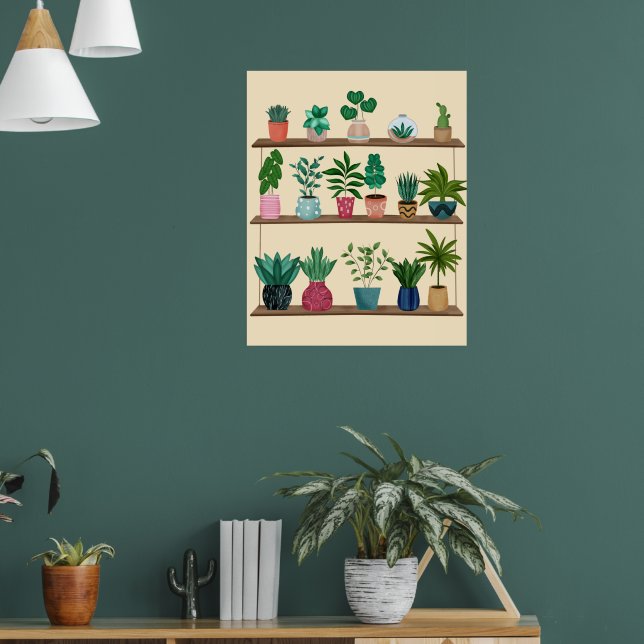 Poster Plante Heureuse (Salon 1)