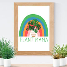 Plante Mama Boho Rainbow Garden Monstera Feuilles